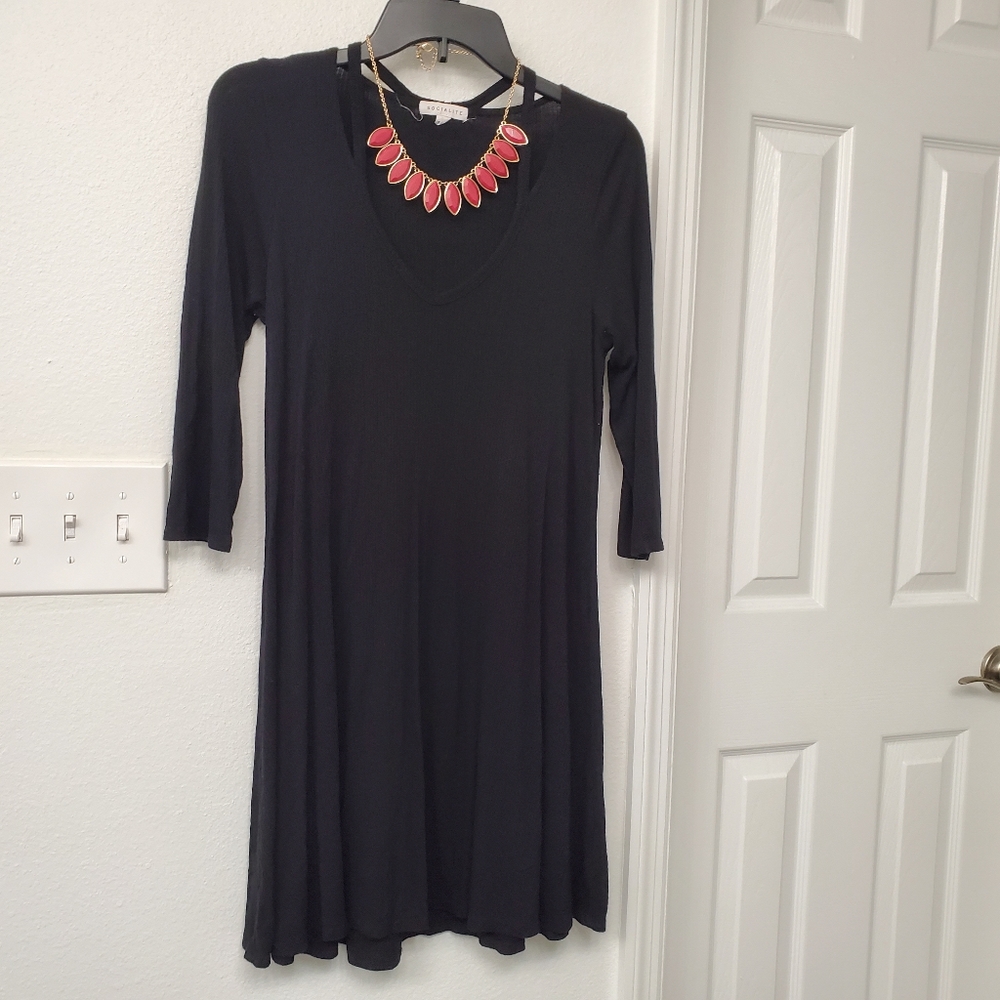 Long Sleeve Skater Dress